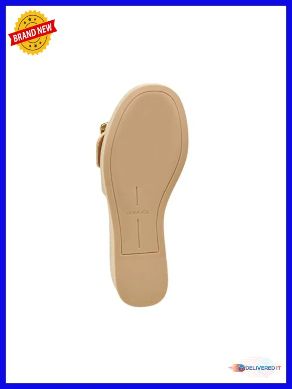 Linen Wedge Sandals with Buckle Closure, Open Toe, Single Strap